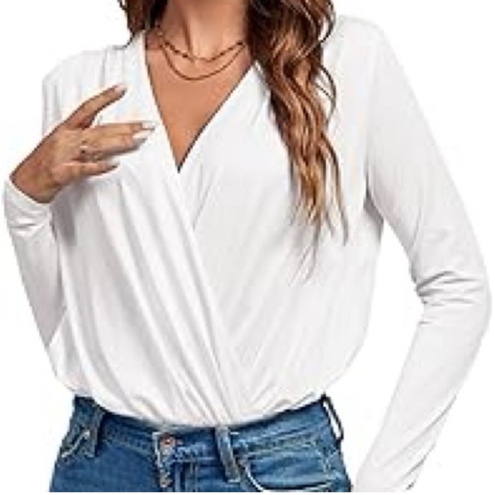 Elegant White Women's Top